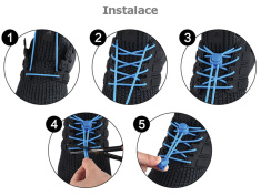 Reflexné elastické šnúrky - tmavo modré Reflexné elastické šnúrky - tmavo modré
